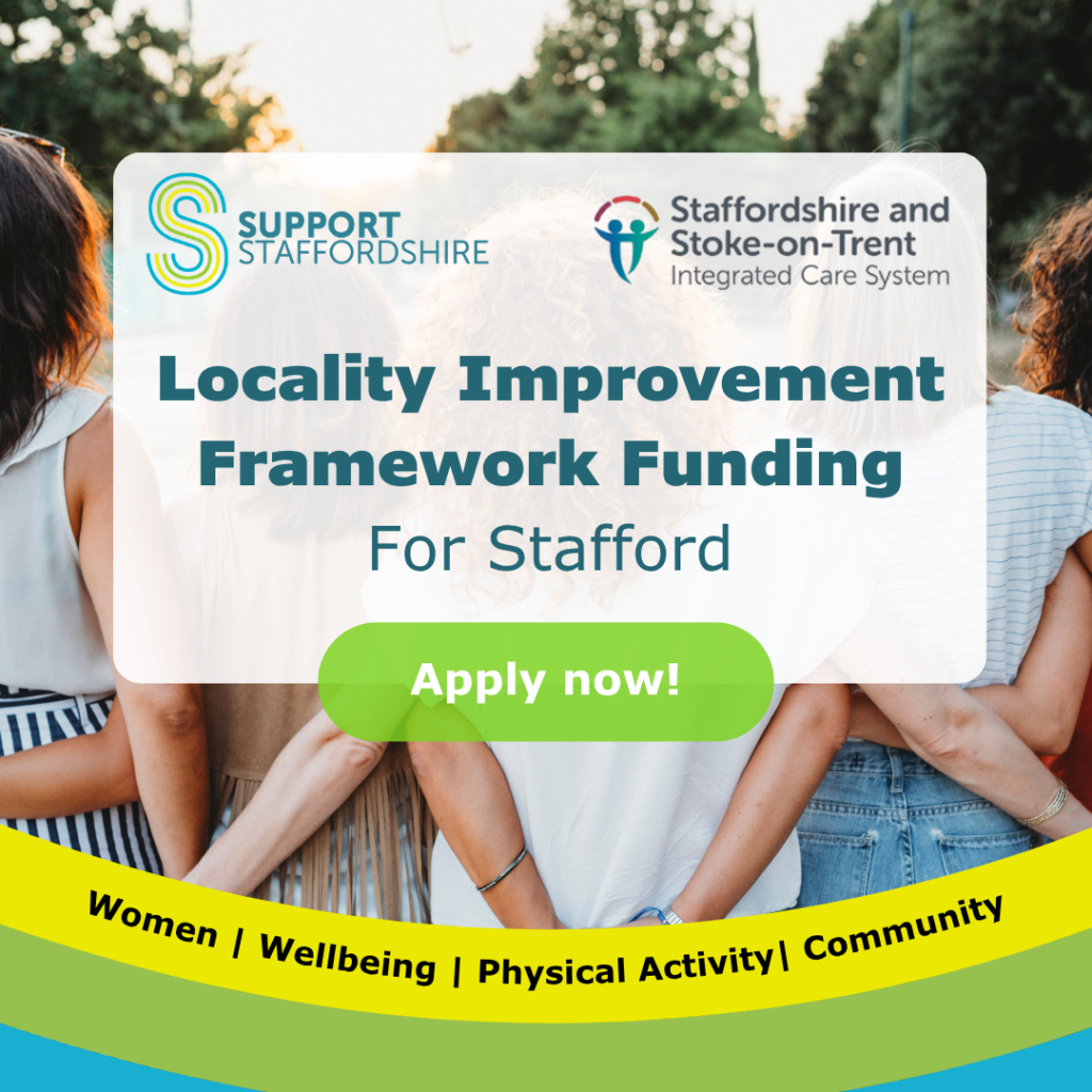 Locality Improvement Funding for Stafford Borough - apply now